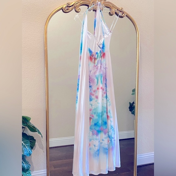 AFRM Suzanne Power Mesh Maxi Dress Size XL - Picture 9 of 11